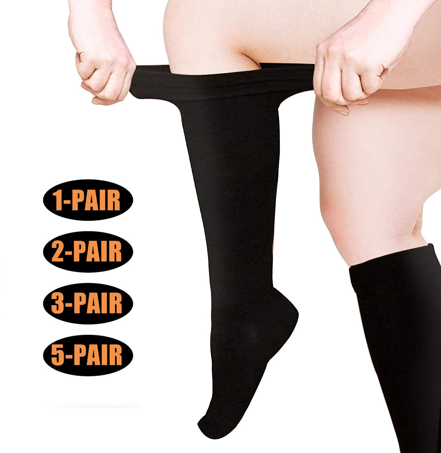 Compression Socks S M L XXL Pain Relief Calf Leg Foot Support Stocking Men Women