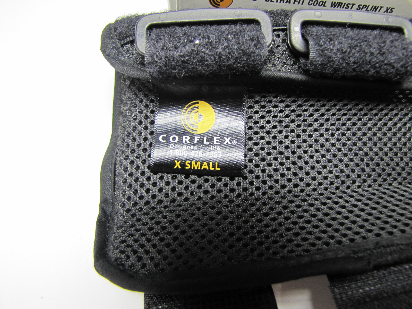 Corflex 8″ Ultra Fit Cool Wrist Splint Brace Support w Thumb Hole Right X-Small