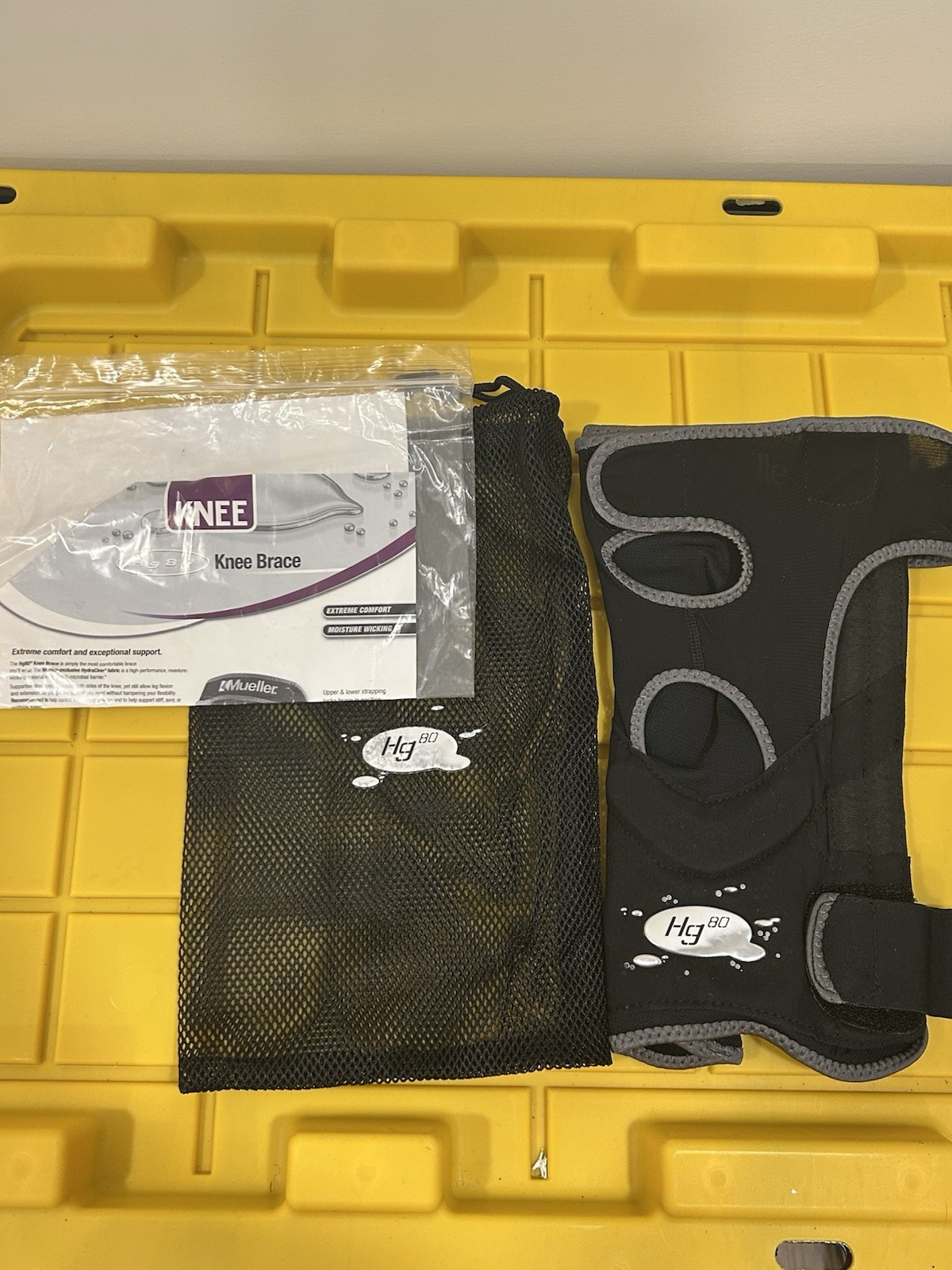 Mueller Hg80 Knee Brace XXL Moisture Wicking Extreme Comfort Black