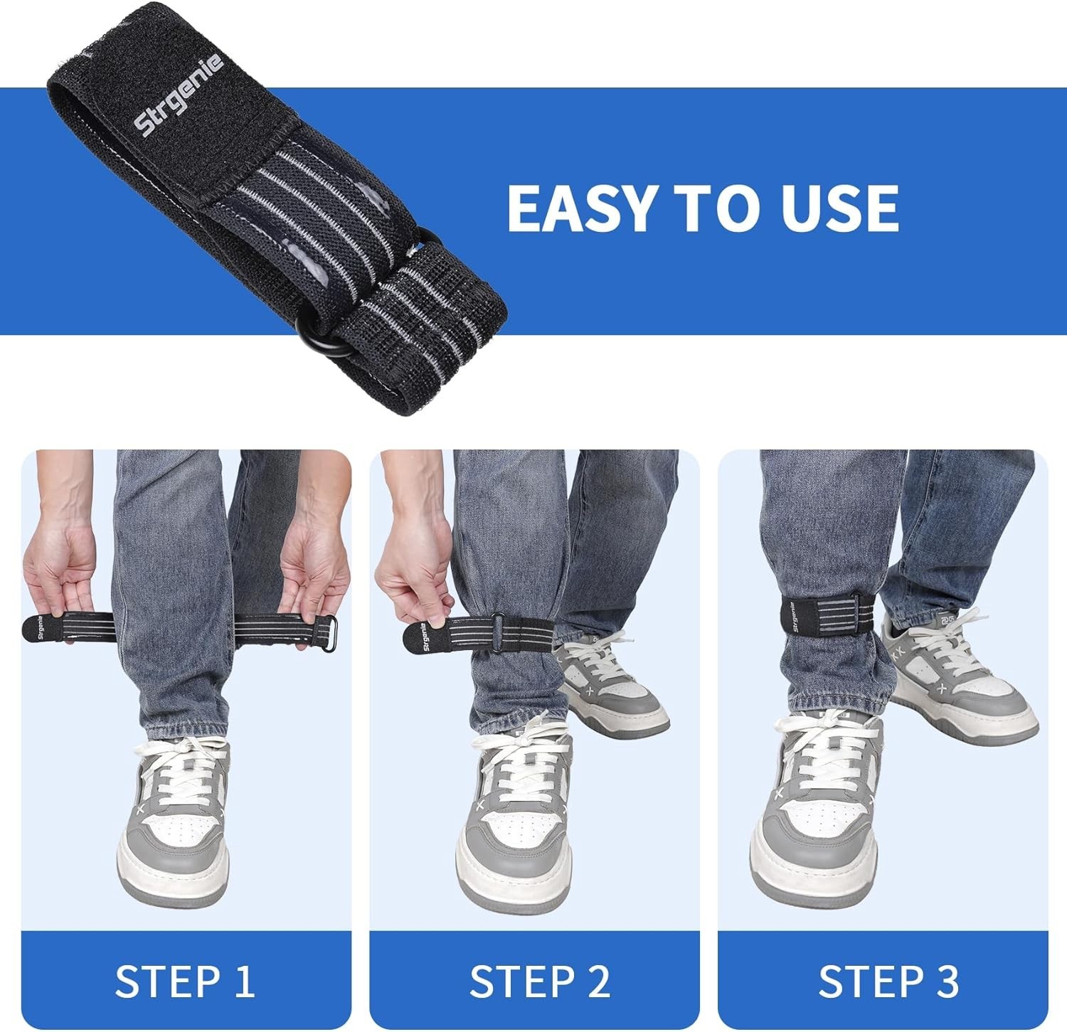 Cowboy Boot Ankle Straps – Adjustable with Anti-Slip Design for Comfort