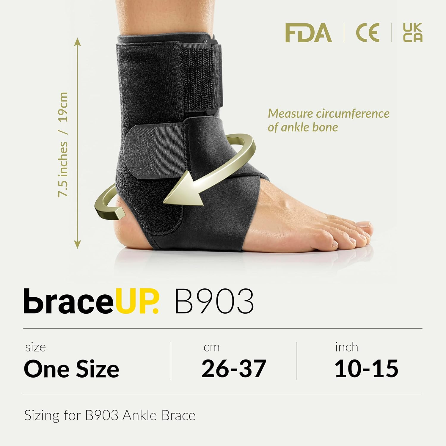 Ankle Brace – Relieve Pain, Enhance Stability for Foot Pain, Sprained Ankle, Ach