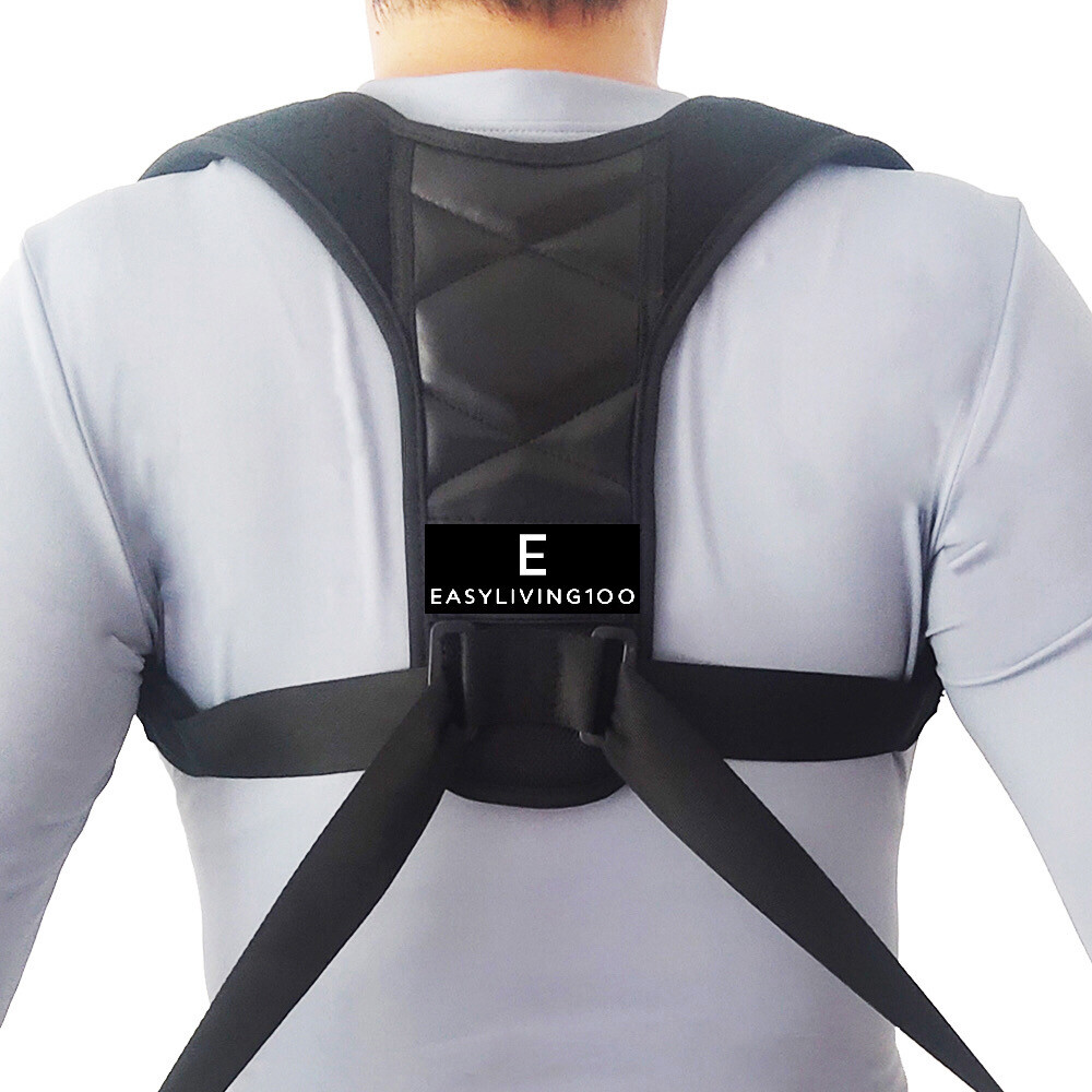 Posture Corrector UNISEX USA Adjustable Upper Back Brace FREE SANITIZER PEN