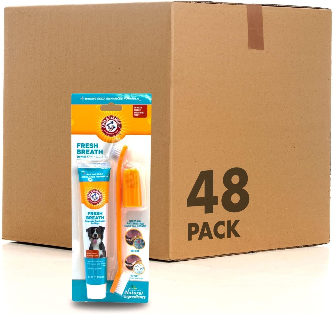 Arm & Hammer for Pets Fresh Breath Kit for Dogs | Contains Toothpaste