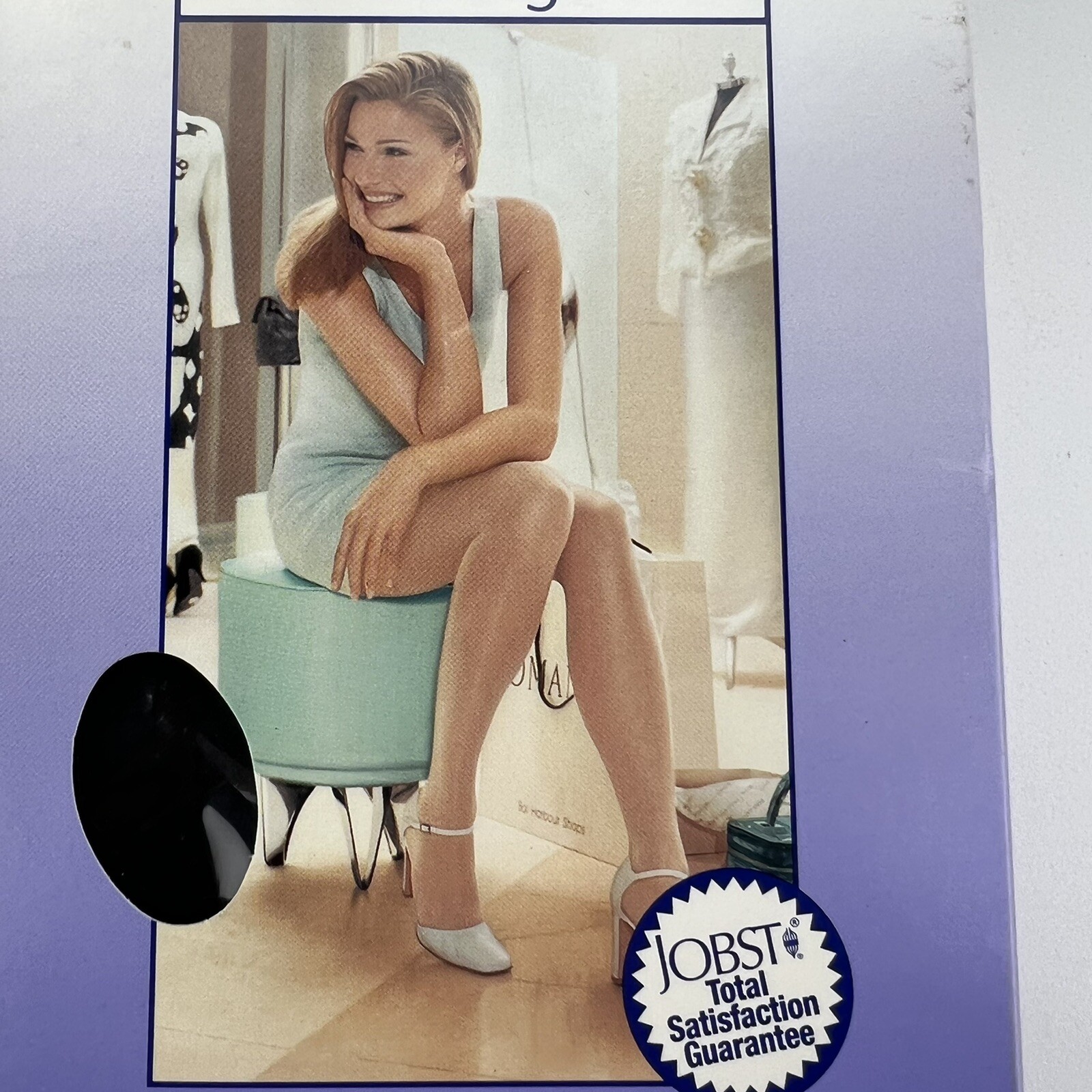 NEW Jobst Ultrasheer Knee High Black Compression Stockings Sock Circulation