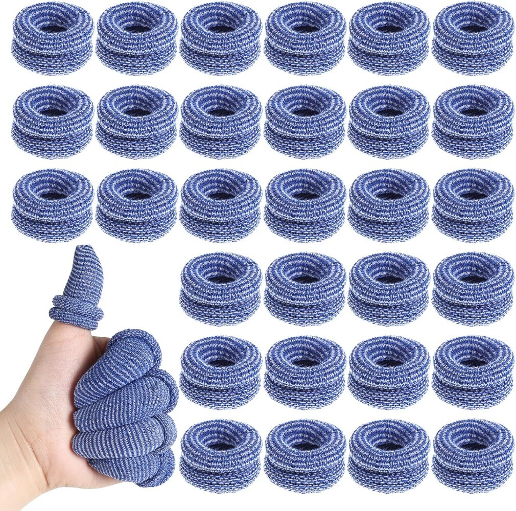 5-20 Pcs Cotton Finger Cots, Finger Bandages Breathable Reusable Finger Covers
