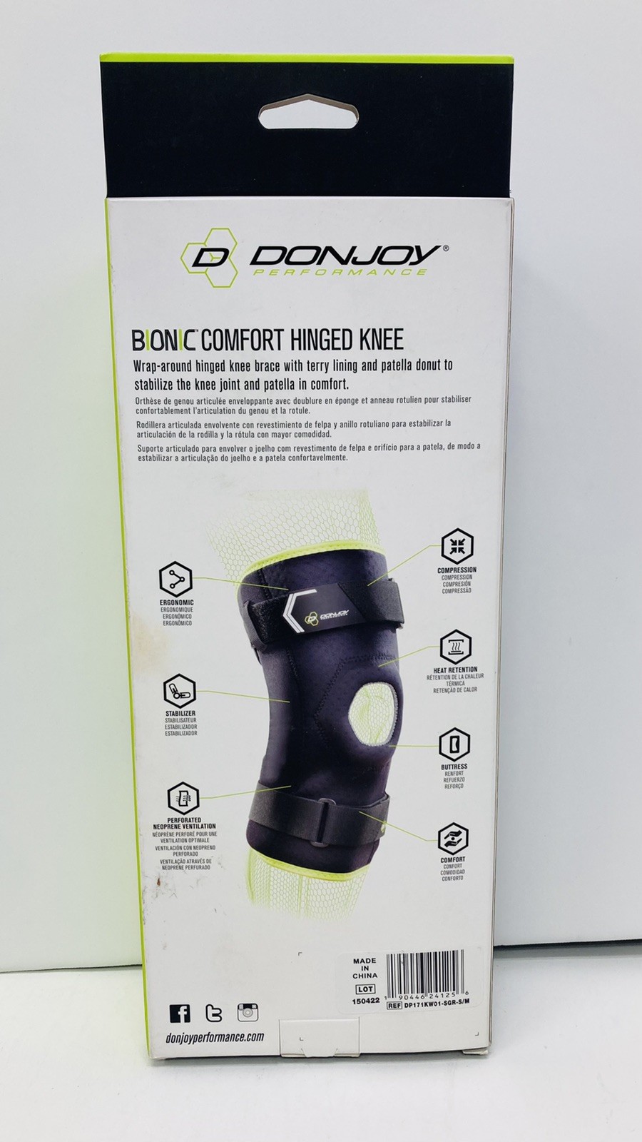 Donjoy Performance Bionic Comfort Hinged Knee