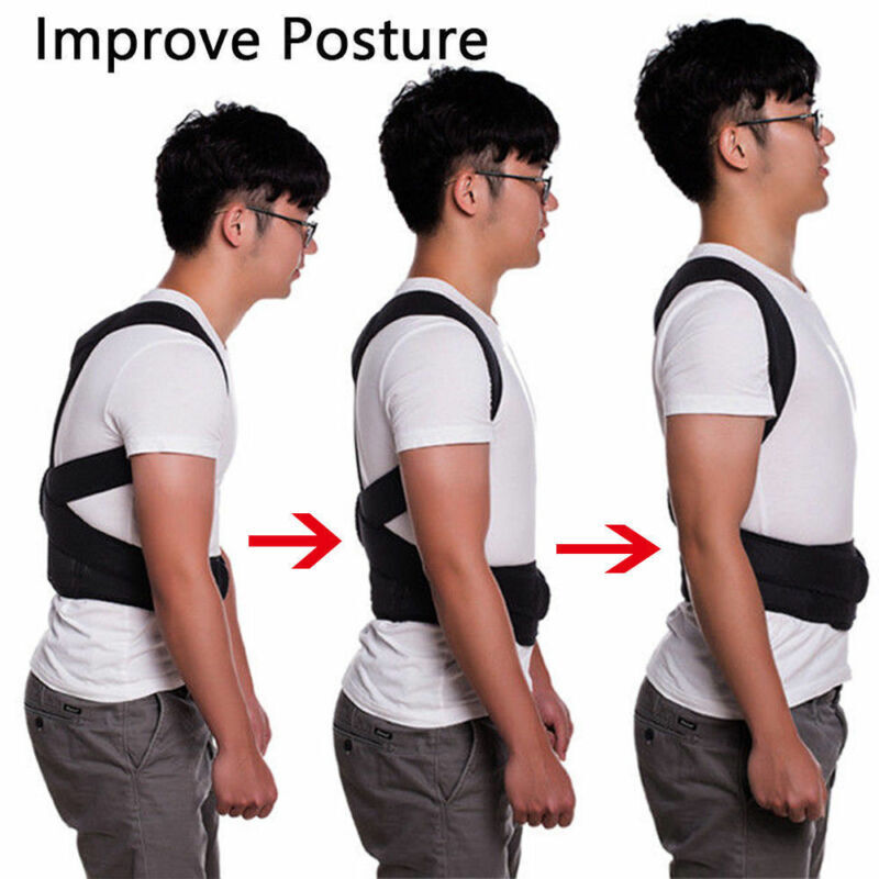 Posture Corrector Chest Back Shoulder Brace Belt For Men Women Therapy Humpback