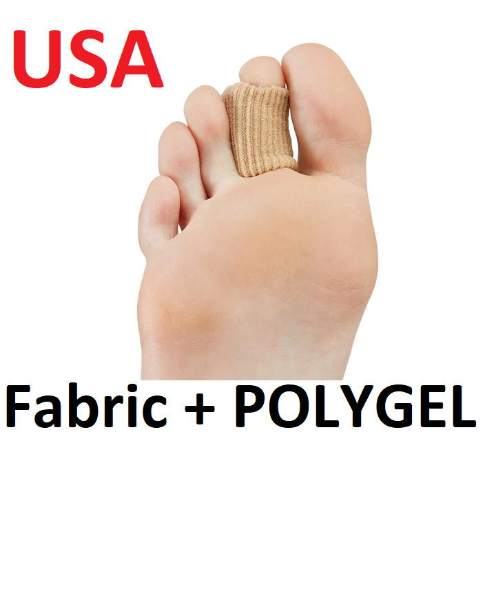 Natra Cure Gel Toe Spreader With Ribbed Fabric POLYGEL M Pair