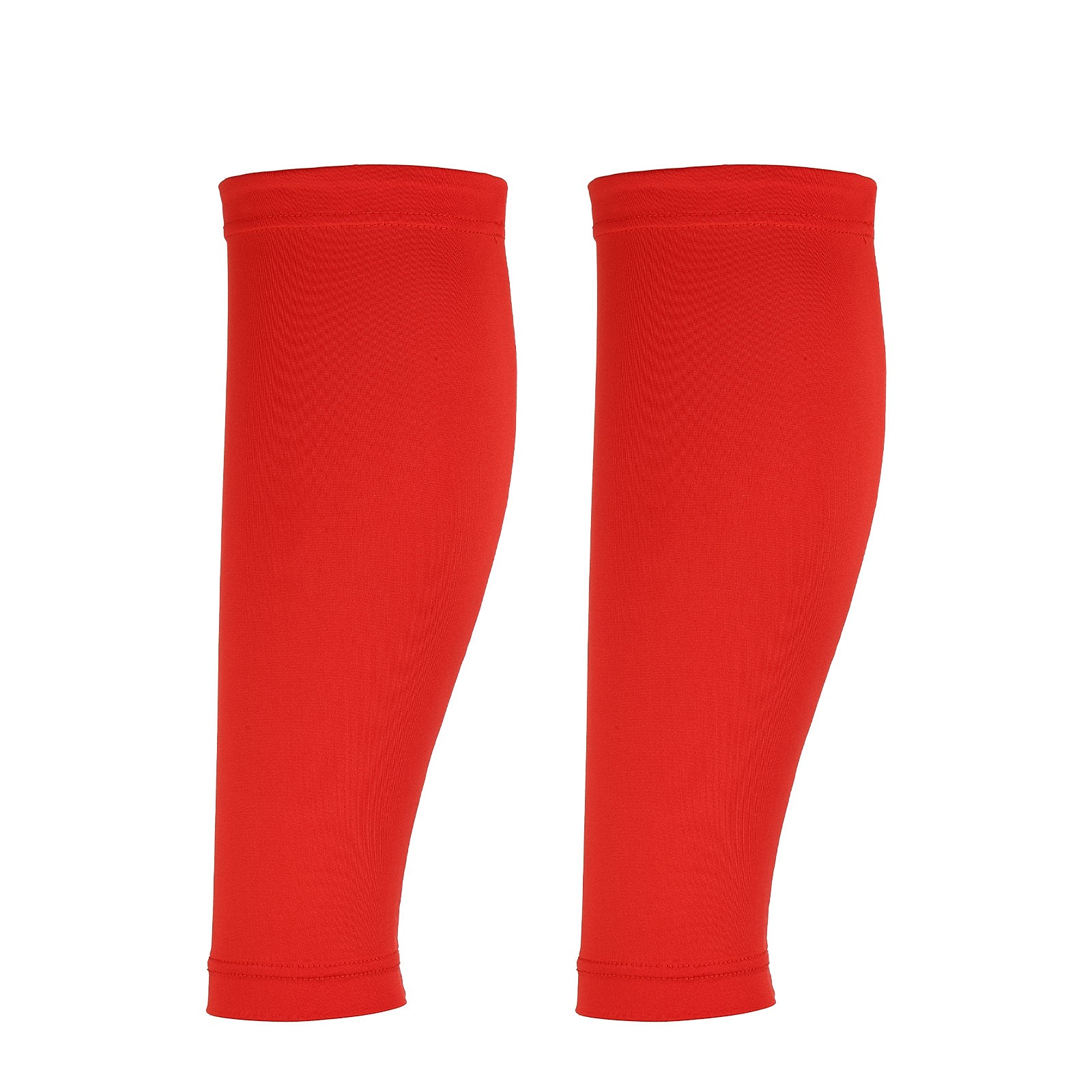 Sun Protection Leg Sleeves with Anti-slip Silicone Strips, Red