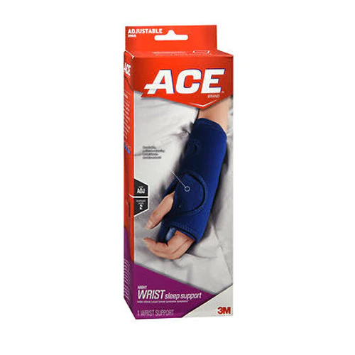 Wrist Night Sleep Support Adjustable 1 Each by Ace