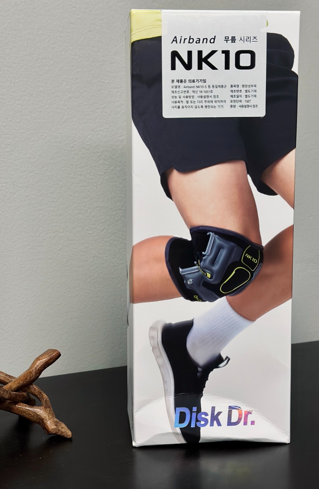 Disk Dr AirBand NK10 Short Type Sleeve Air Pump Knee Traction [ L ]
