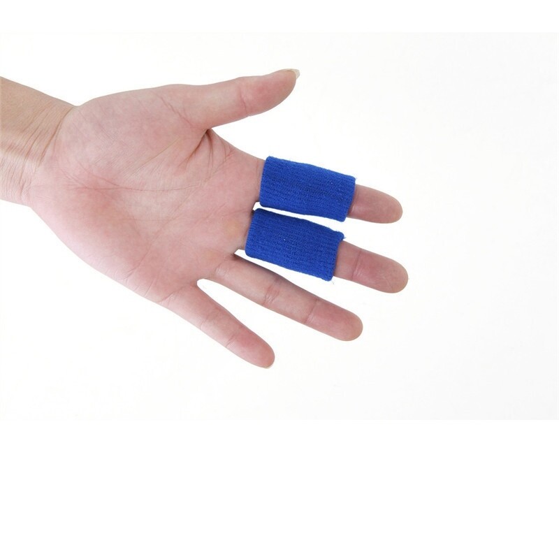 Stretchy Gym Wrap Aid 10PC Arthritis Finger Guard Protector Sports Basketball