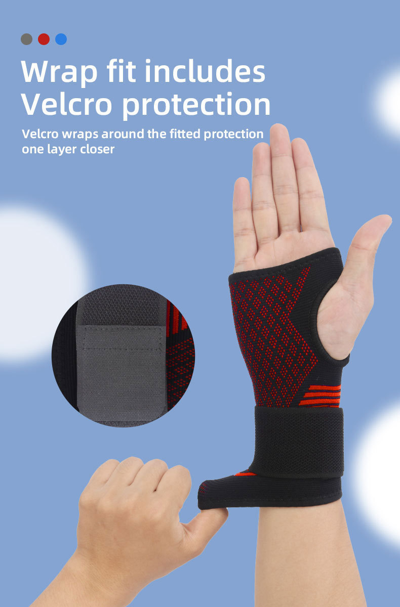 Wrist Hand Support Brace Carpal Tunnel Sprain Arthritis Gym Sports Right / Left