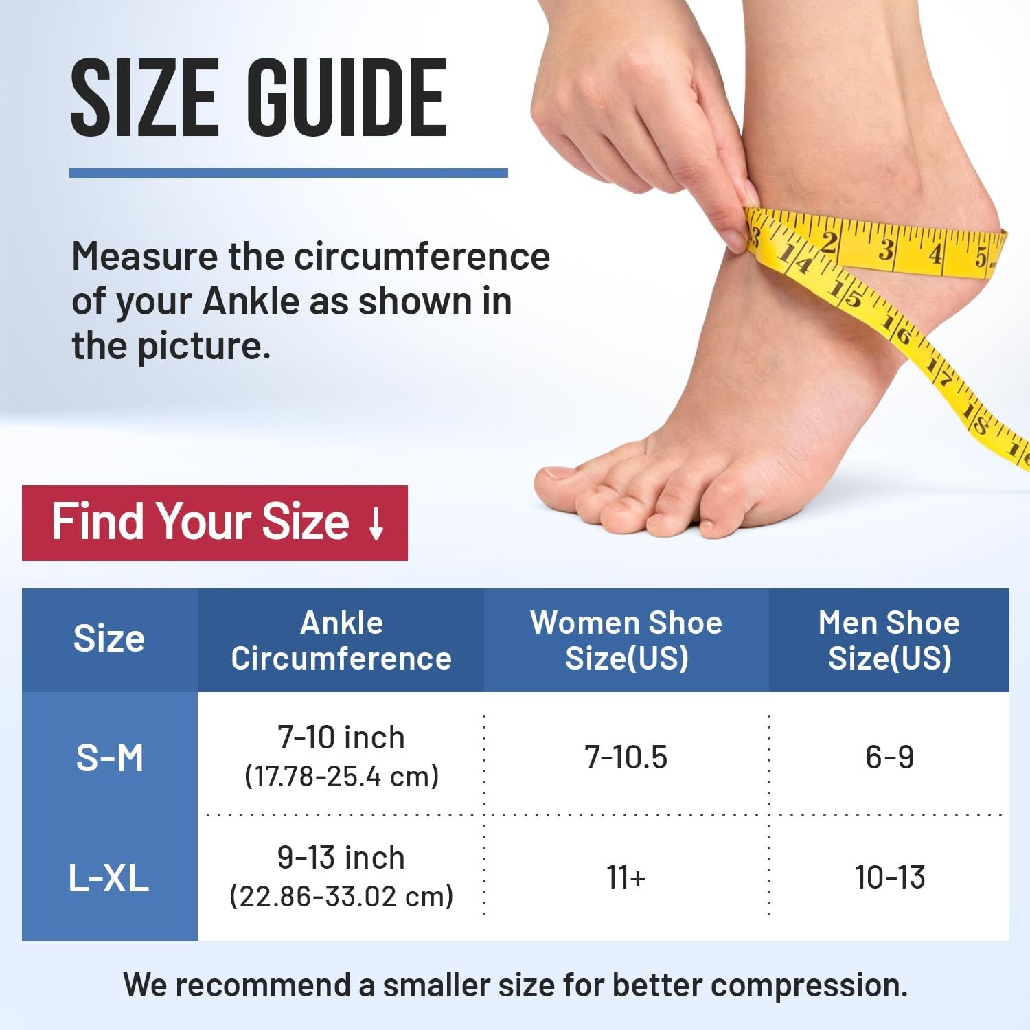 Ankle Compression Sleeve Achilles Tendonitis Ice Pack Wrap Foot Brace Support