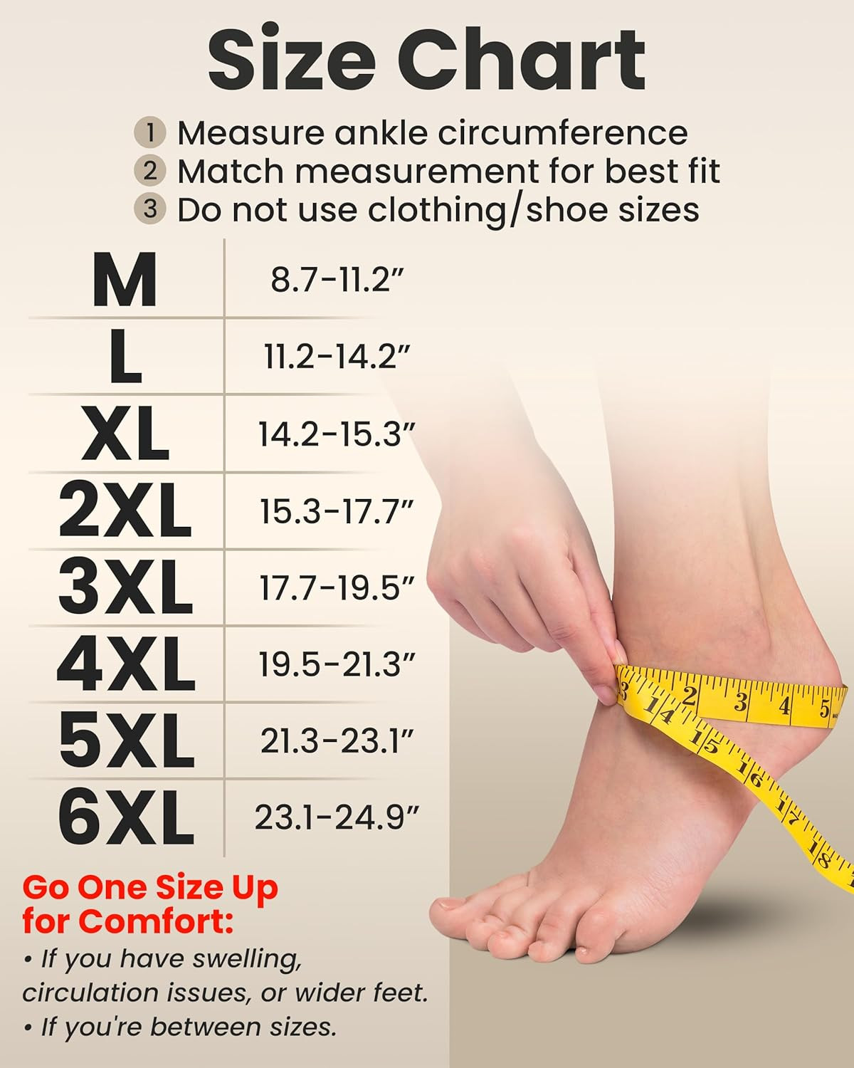 Ankle Compression Sleeve – 1-Pair, Plantar Fasciitis Braces – Open Toe Compressi