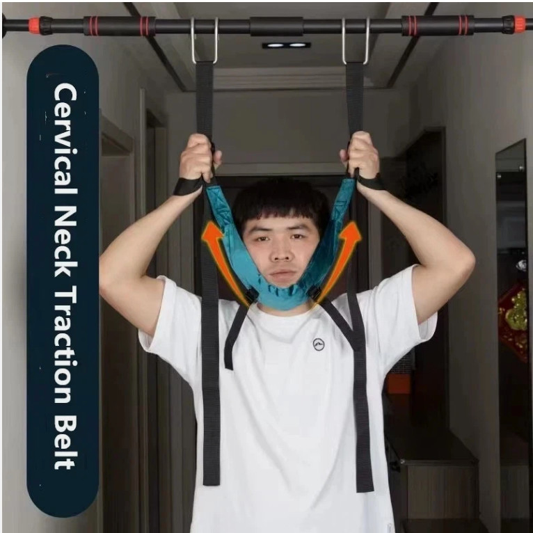 Hanging Neck Stretcher Cervical Traction Device Head Brace Support Pain Relief