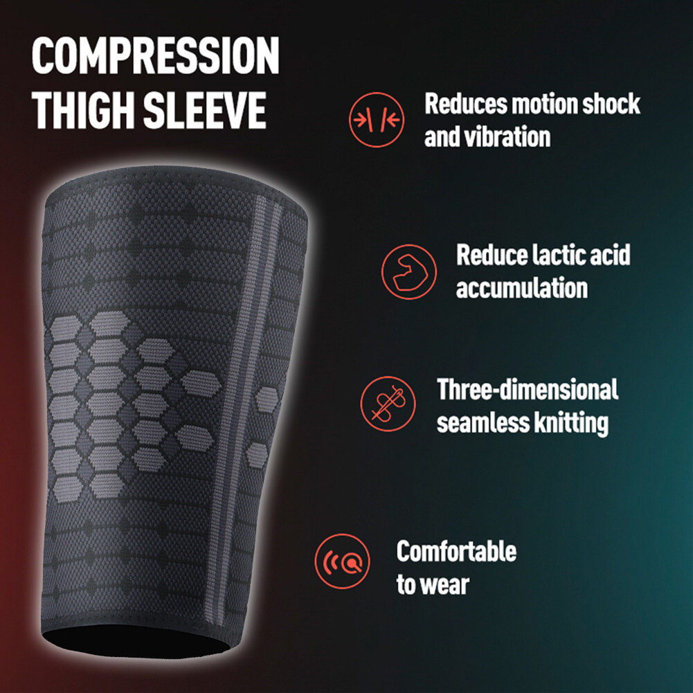 1Pc Leg Brace Compression Support Hip Sciatica Nerve Pain Relief Thigh Hamstring