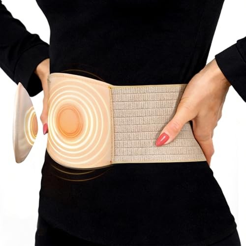 Hernia Belt for Women and Men, Umbilical Hernia Belt with Compression Pad,
