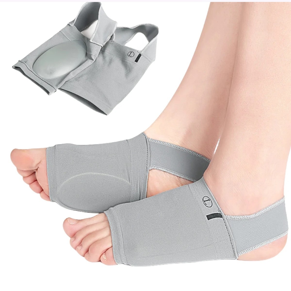 Compression Arch Support Plantar Fasciitis Gel Pad Brace Sleeve Ankle Foot Wrap