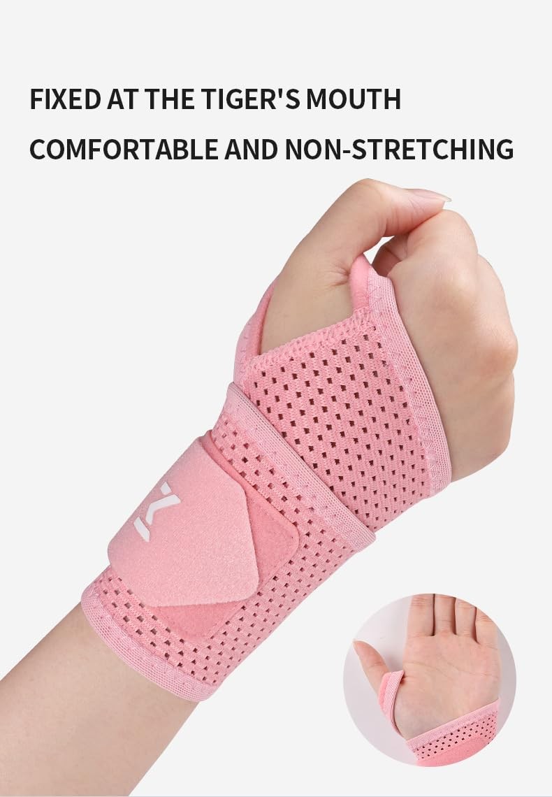 Wrist Brace Wrist Wraps for Women Men, 1 Pair Carpal Tunnel Wrist Brace Wrist…