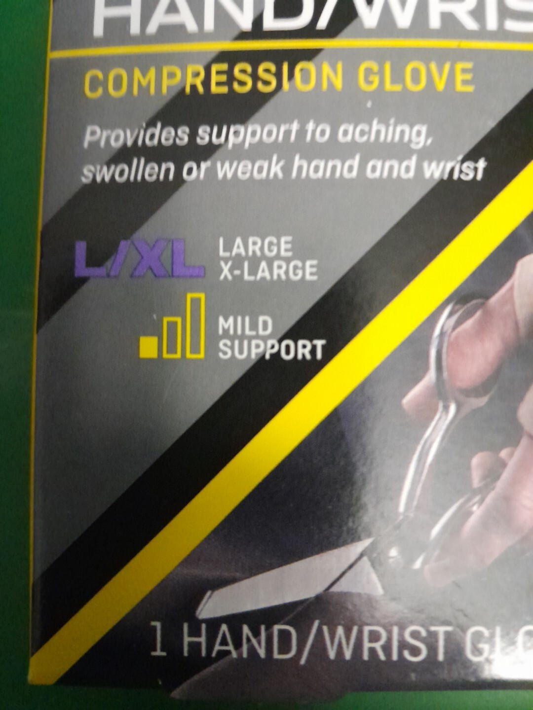 3M Futuro Compression Glove Mild Support to Aching, Weak Hands & Wrists L/XL