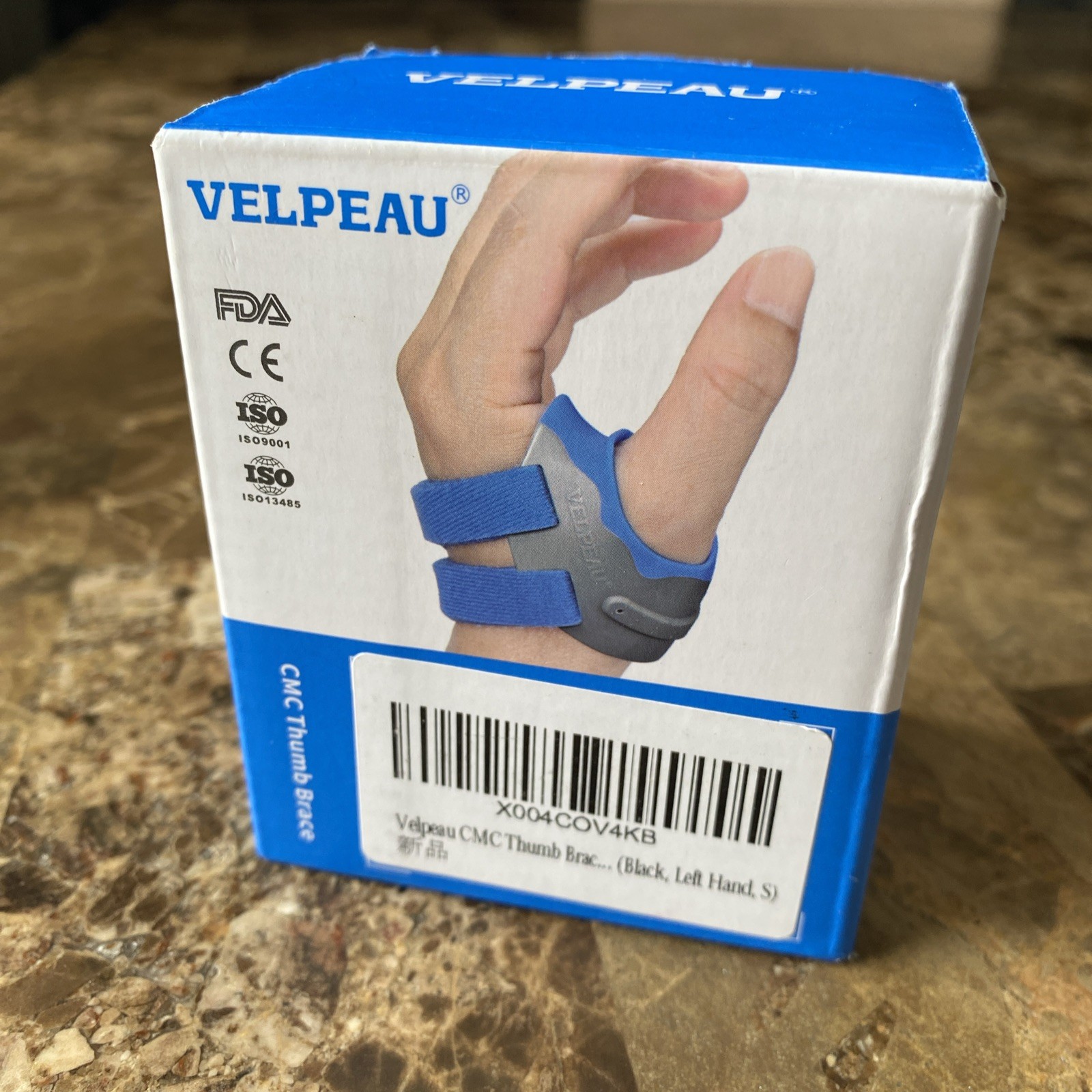 VELPEAU CMC Thumb Brace Joint Support Splint Without Limiting Hand Function