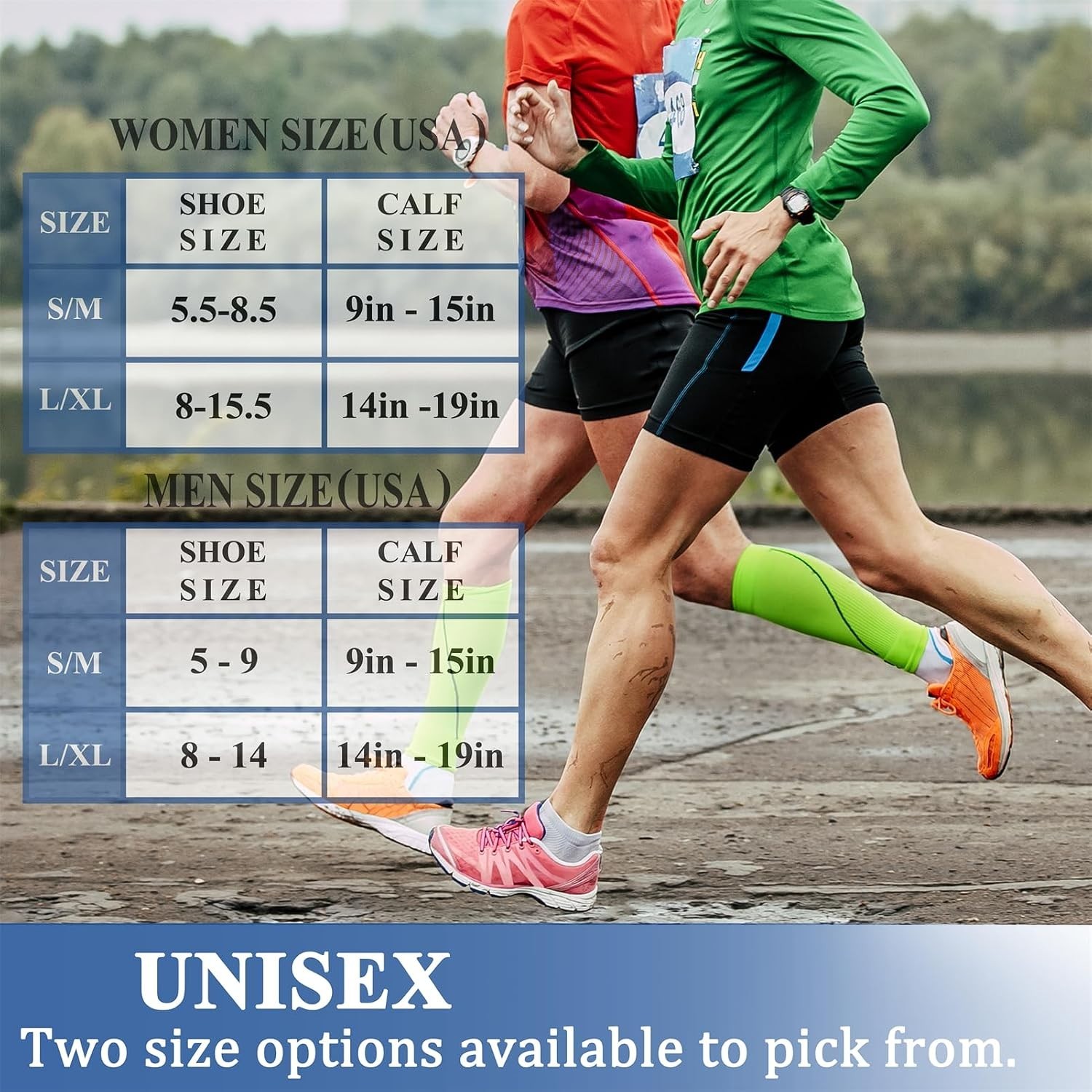 Ultimate Comfort Compression Socks for Men and Women 15 to 20 mmHg 3 Count