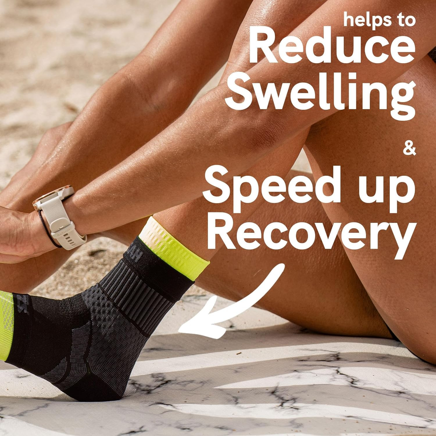 Zensah Ankle Support – Compression Ankle Brace – Running, Soccer, Sports – Ankle