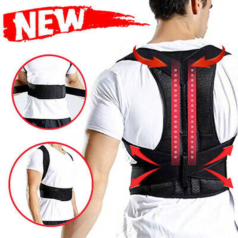Posture Corrector for Men Women Chiropractic Back Pain Relief Shoulder Upright