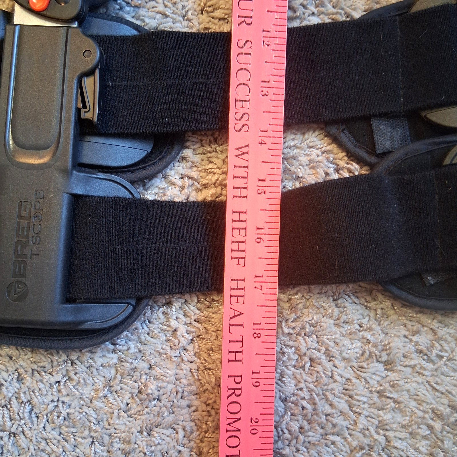 Breg Flexion Extension T-Scope Post-Op Padded Adjustable Hinged Knee Leg Brace