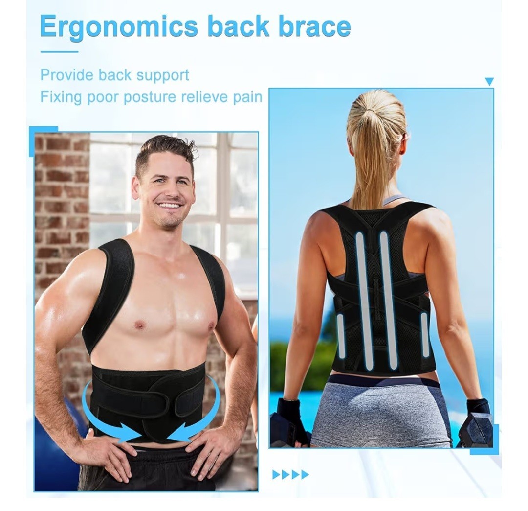 PAZAPO Posture Corrector/Lumbar Support for Men and Women-XL-NEW OUT OF ORIG PKG