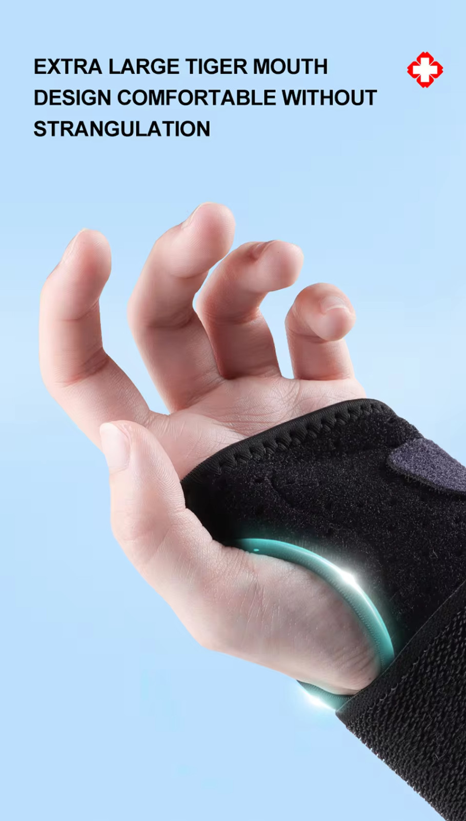 Breathable Wrist Support with Splint, Arthritis Brace Carpal Tunnel Tendons