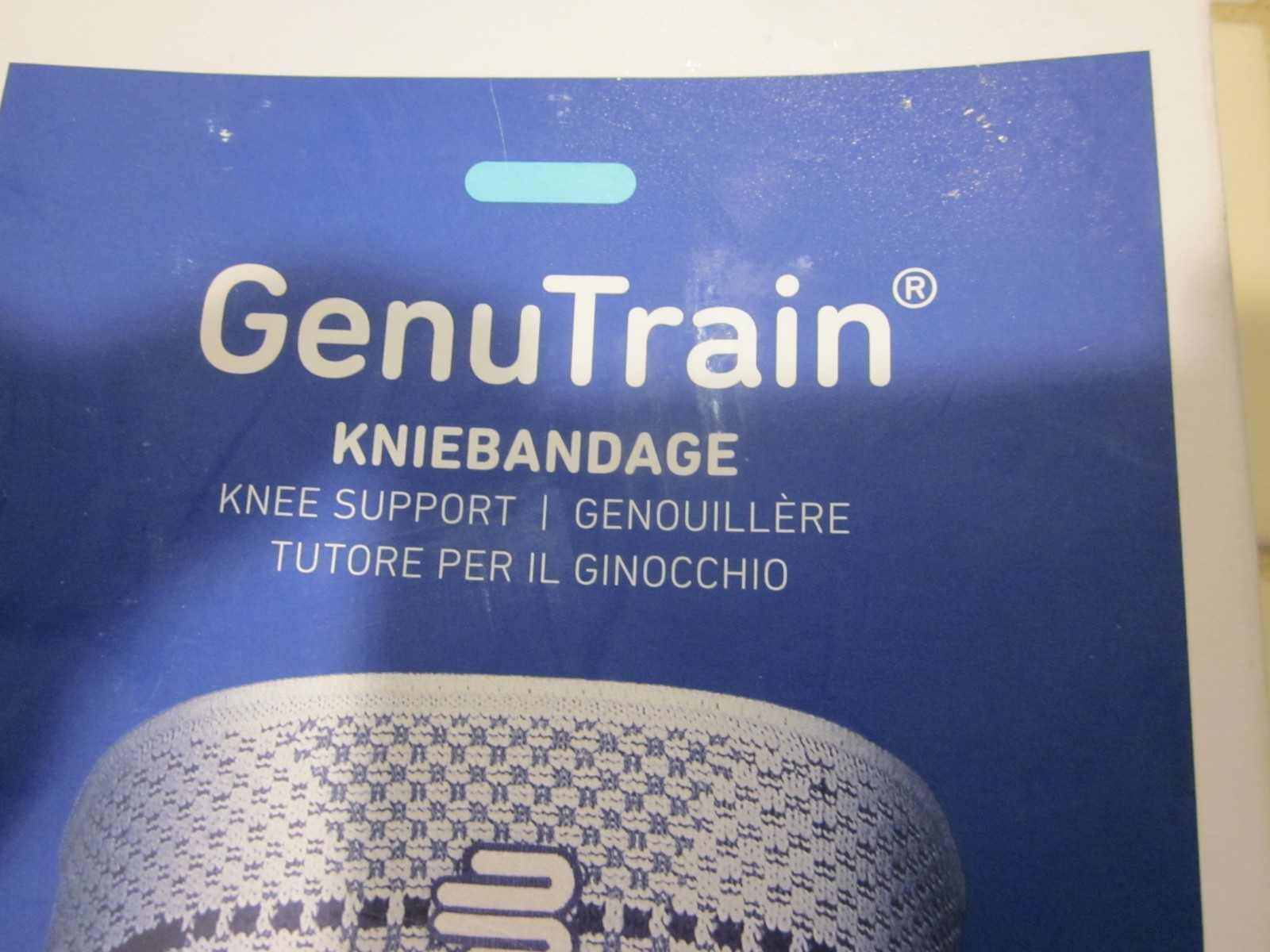 Bauerfeind – GenuTrain – Knee Brace – Support for Pain and Stability Size 5 New