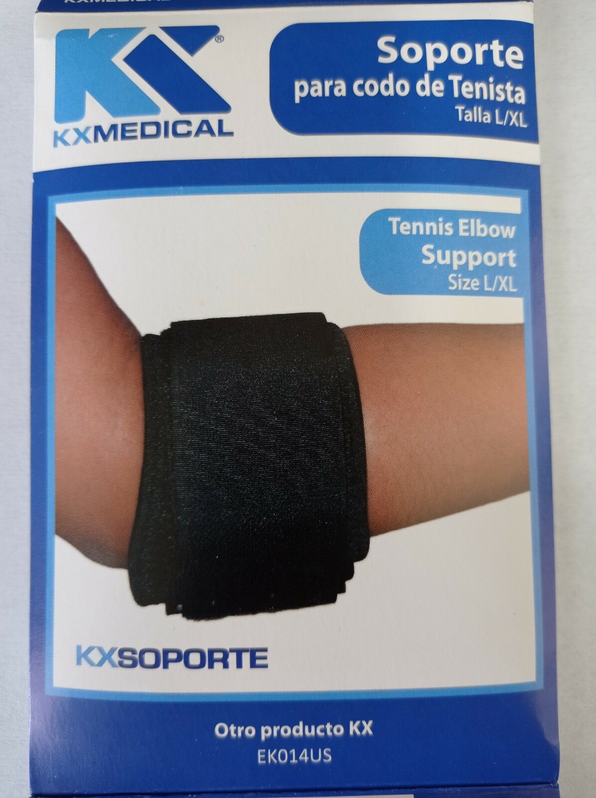Tennis Elbow Support Brace Compression Arm Sleeve Joint Strap Black 11″ to 13″