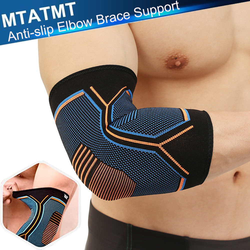 MTATMT 1Pcs Elbow Brace for Weightlifting Compression Support Reduce Tennis Elbo