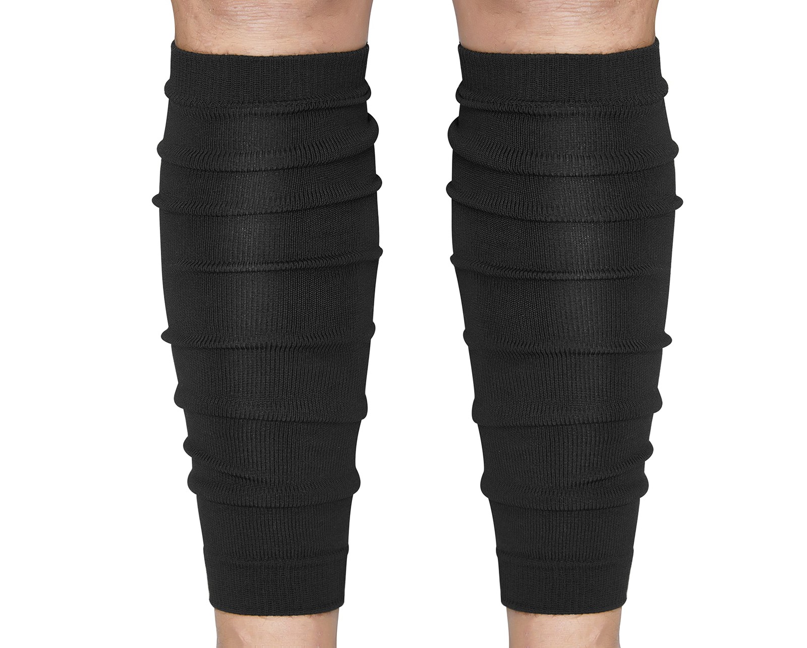Football Leg Sleeves Calf Compression Guard Men Women Running Sports Black