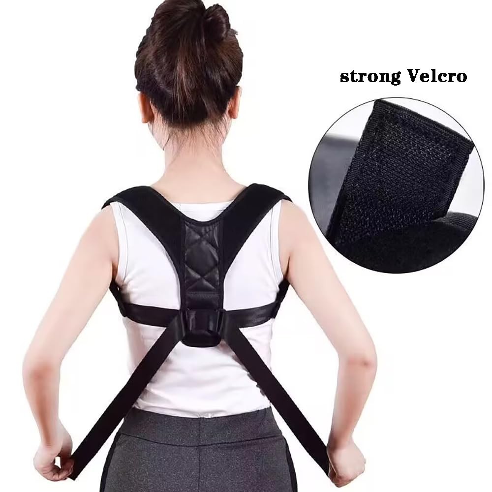 HipierFx Posture Corrector for Women Neck Shoulder Back Pain one size, Black
