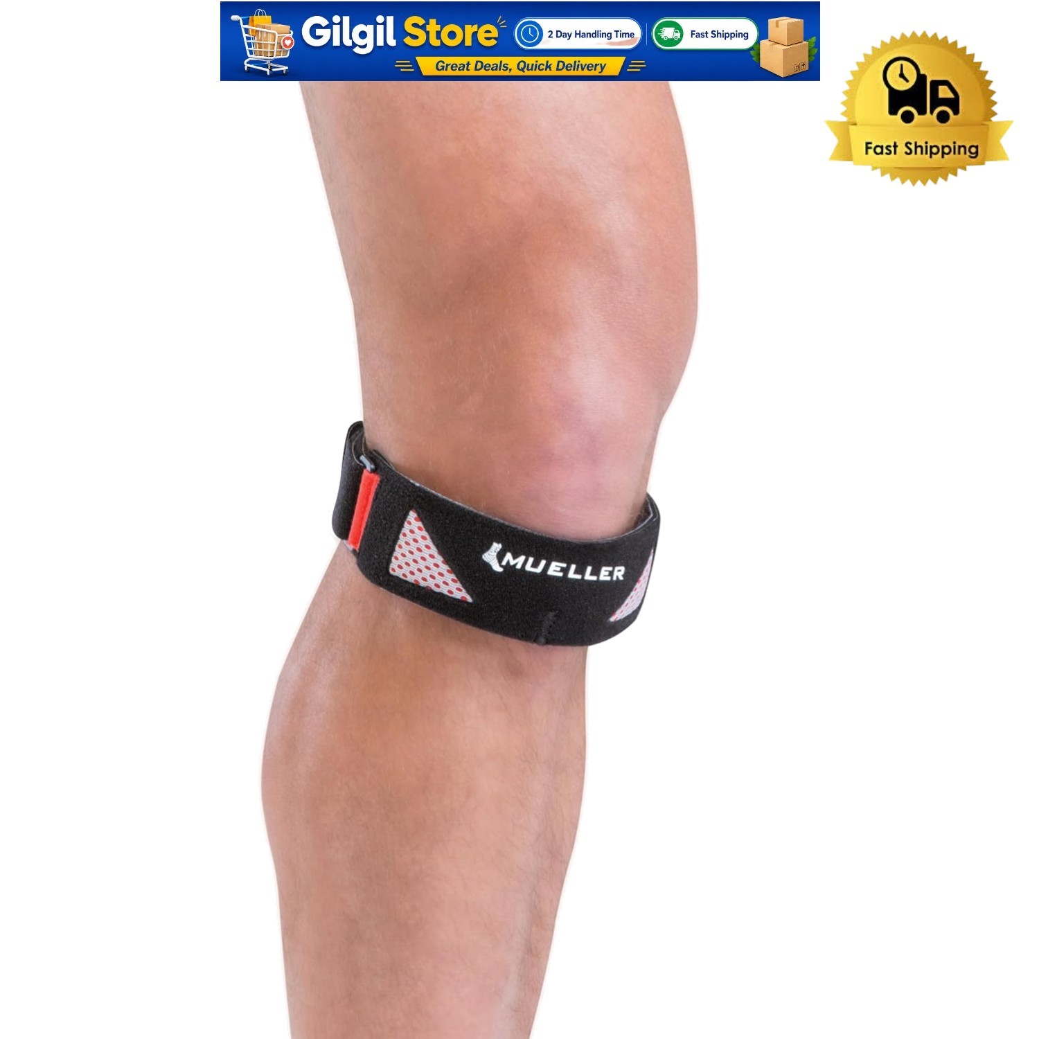 Lightweight Knee Compression Strap – Adjustable Support for Runner’s Knee Relief