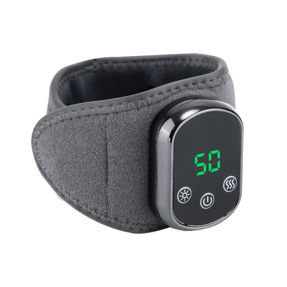 Electric Heated Vibration Wrist Hand Massager Brace Carpal Tunnel Pain Relief