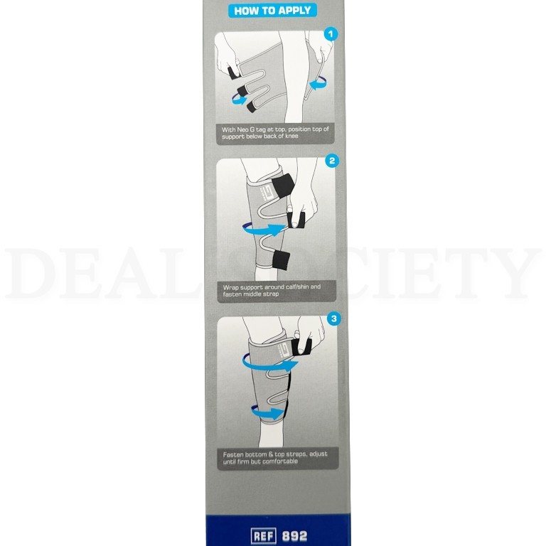 Neo G Calf/Shin Splint Adjustable Compression. Universal Size Moderate Support