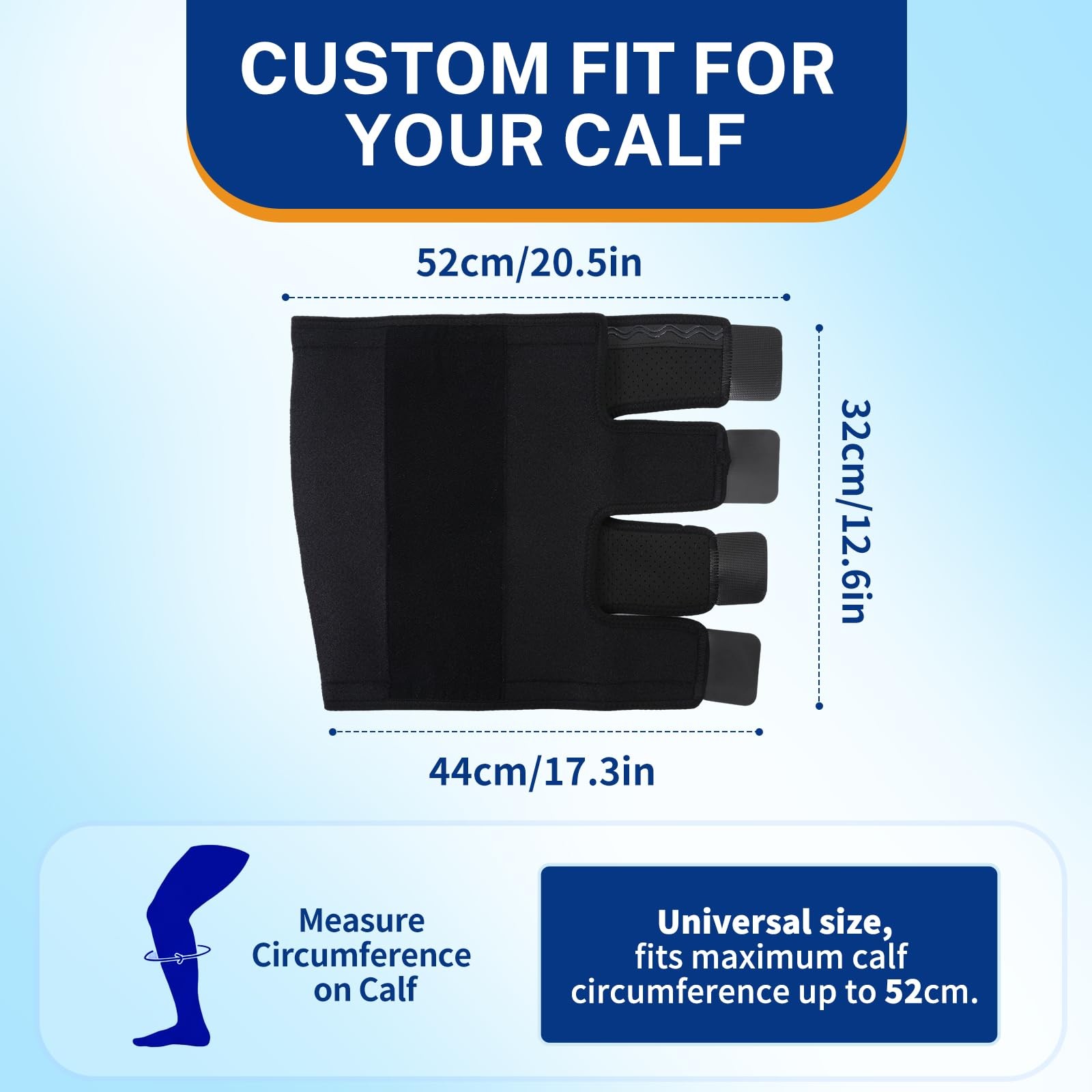 Calf Brace Compression Wrap, Adjustable Shin Splint Support for Men & Women, …