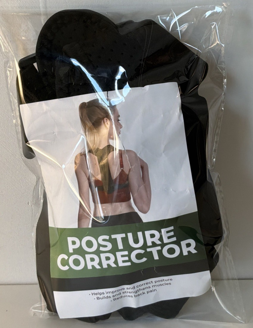 🙌🏻 Posture Corrector Women and Men Adjustable Upper Back Brace + Spine Support