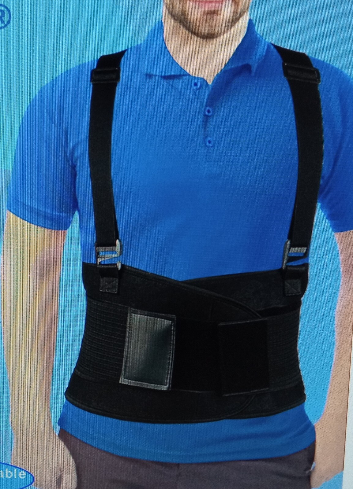 PAZAPO Back Brace Men / Women Lower Lumbar Support for Heavy Lifting XL-XXL #82