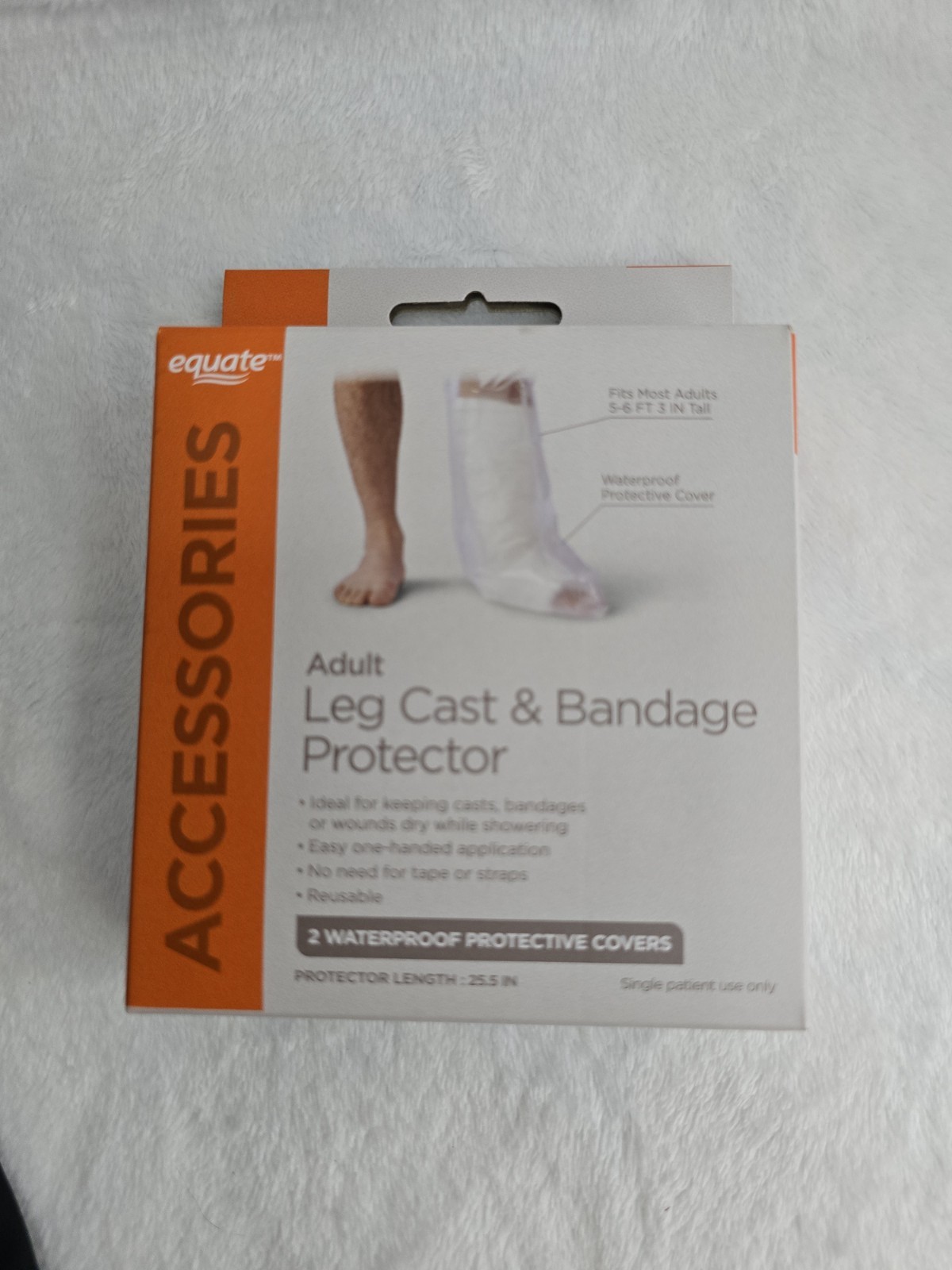 Lot Of Leg Cast Covers: Cast CoverZ Black Cast Sock And Shower Covers SEE DESCRI