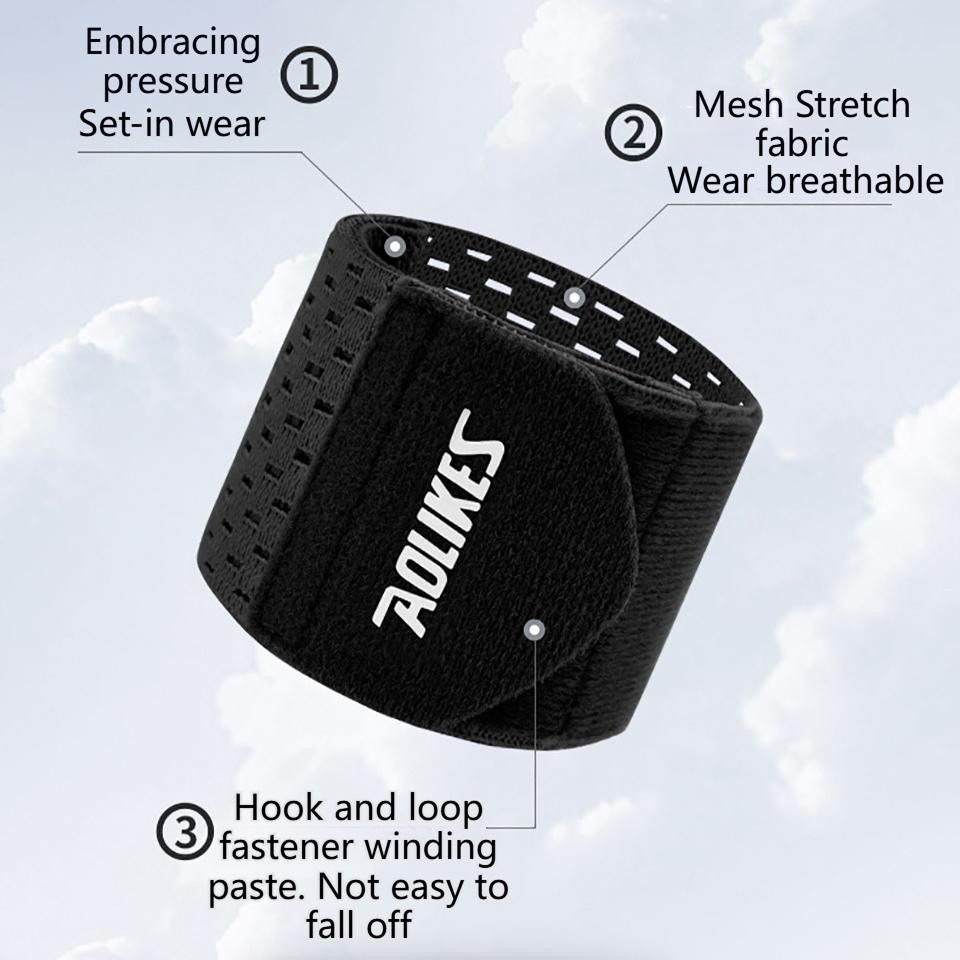 Aolikes Wrist Band Support Sleeve Gym Support Wrist Brace Wrap Breathable Elasti
