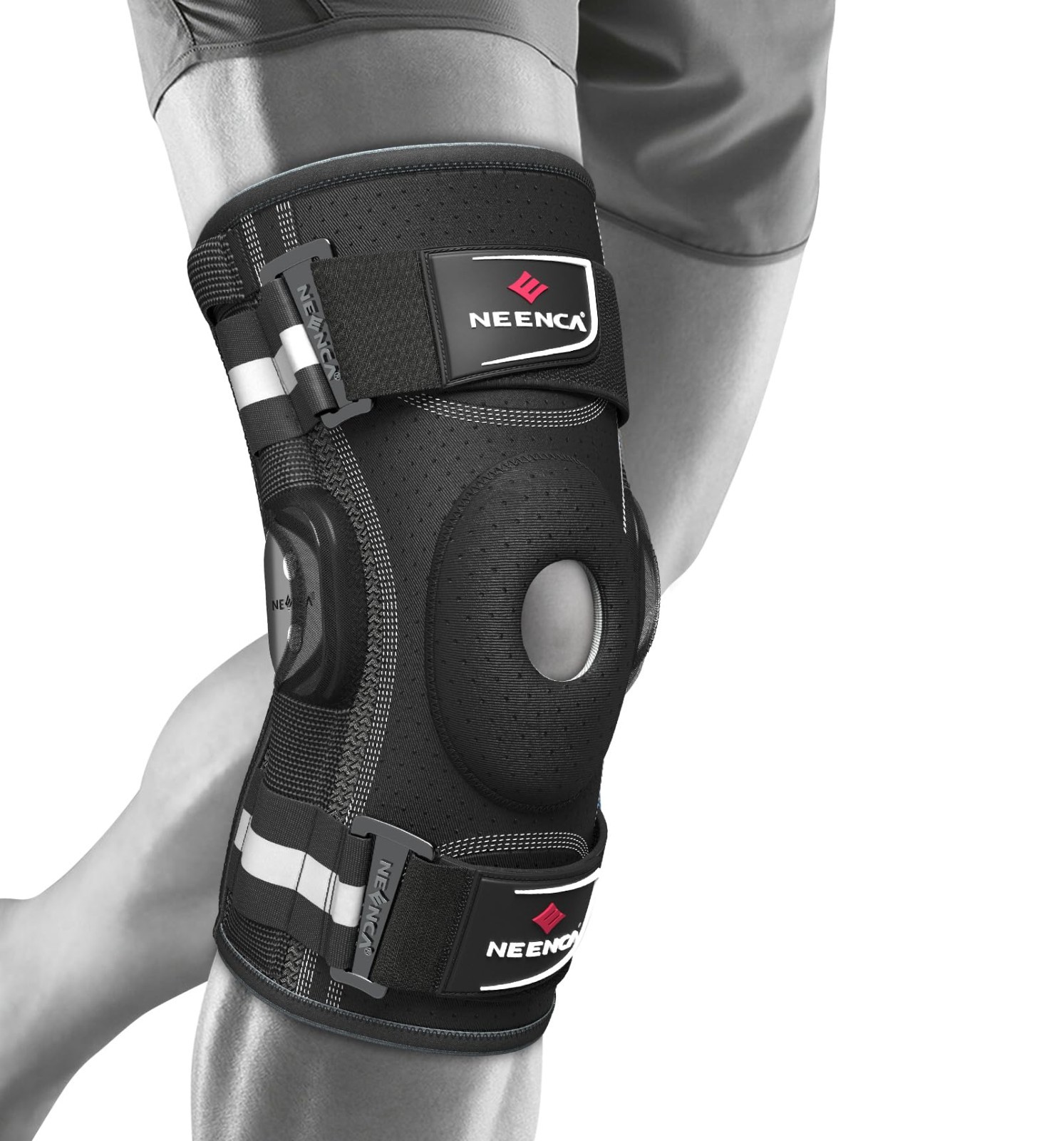 Adjustable Hinged Knee Brace Support for Pain Relief, Arthritis, ACL, PCL, Sport