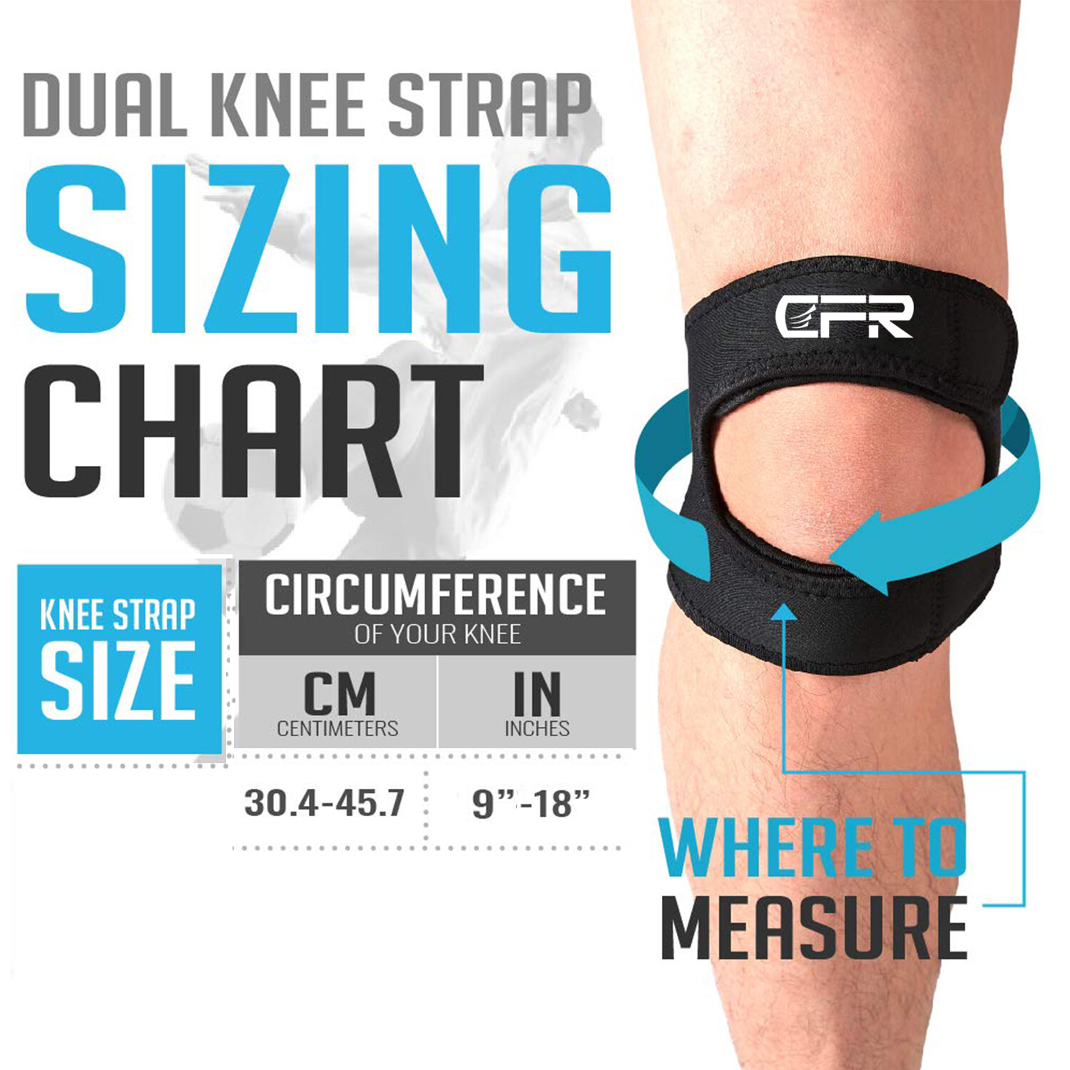 Knee Brace Support Patella Stabilizer Strap Arthritis Tendon Pain Relief Protect
