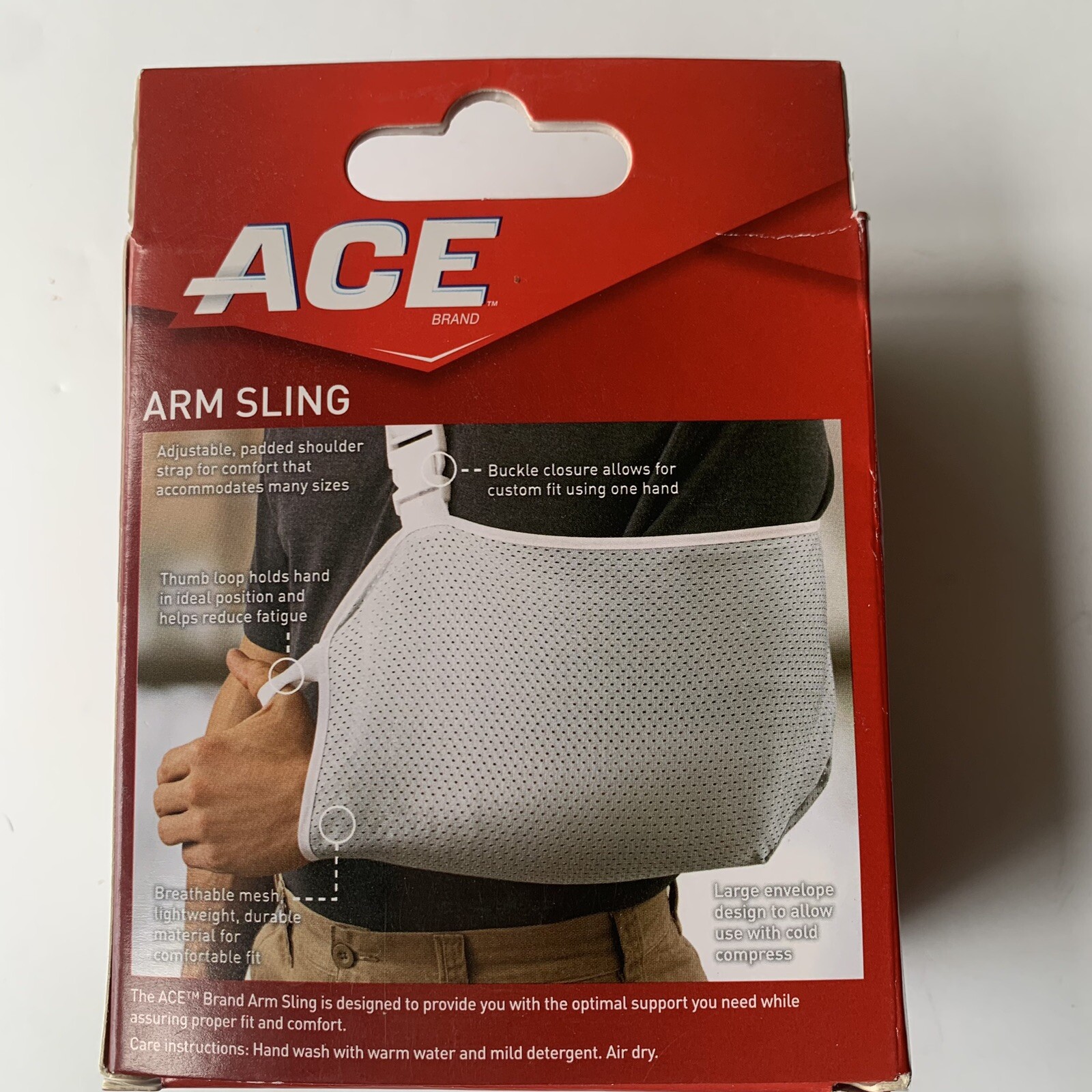 3M Ace Adjustable Arm Sling Grey/White #207395
