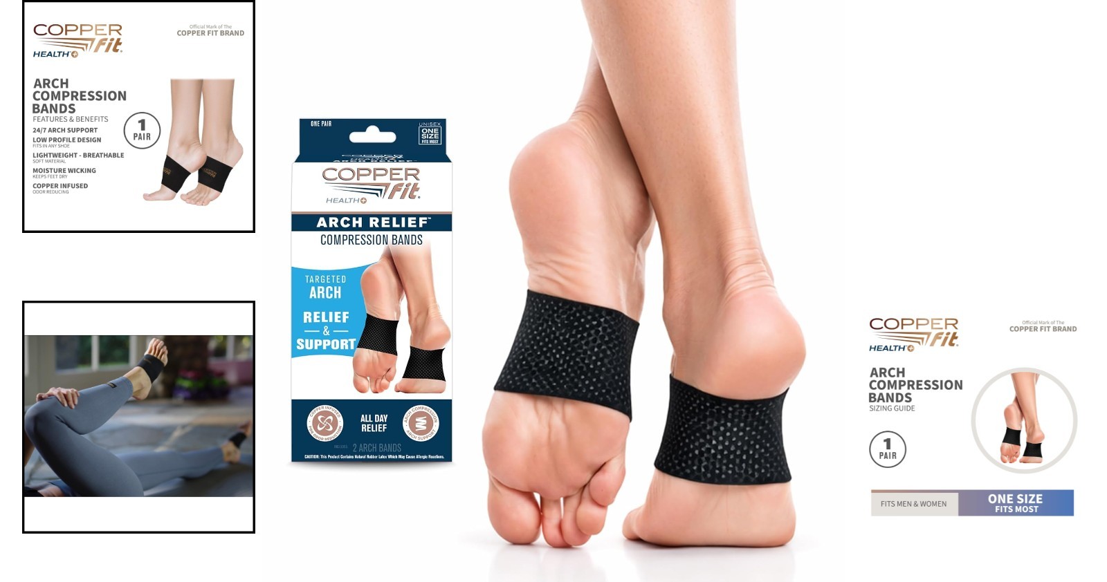 Lightweight Compression Bands for Arch Support – Essential for Plantar Fasciitis