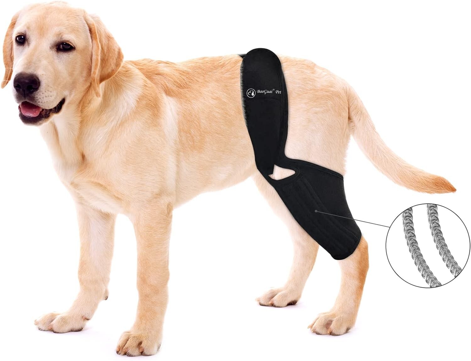 Knee Brace Dog ACL Side Stabilizers Knee Cap Dislocation Arthritis Reduce Pain M